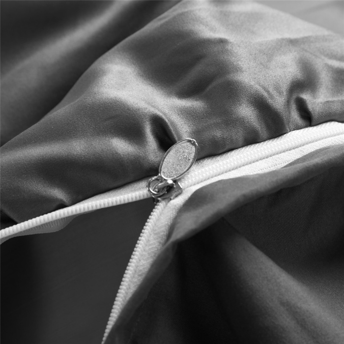 Elastic Embroidery Duvet Cover Bedroom Bedding Sets 3 Pieces